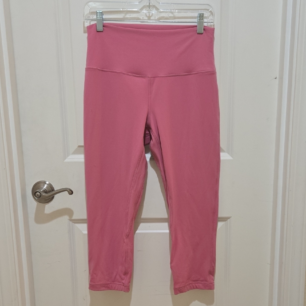 Lululemon Pink Cropped Ankle Leggings